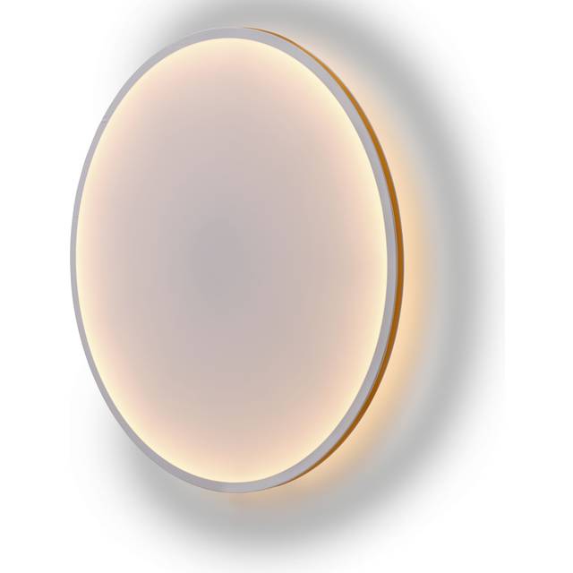 Muuto - Calm Wall Lamp Ø90 White/Orange
