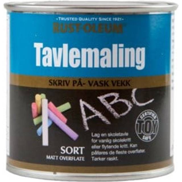 Alanor tavlemaling sort matt 250ml