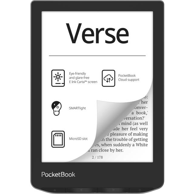 PocketBook Verse e-bogslæser 8GB (Mist Grey) - På lager i butik