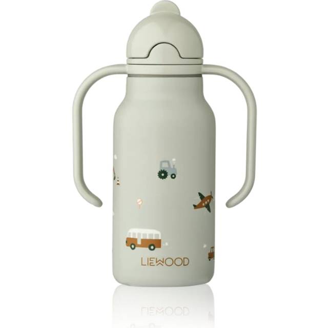 Liewood Kimmie flaska 250 ml Vehicles / Dove blue 1036 - Blå