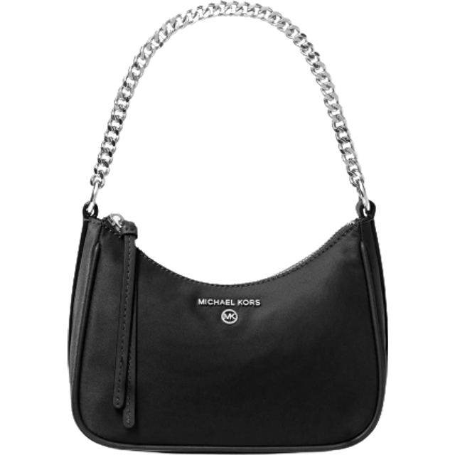 MK Jet Set Charm Small Nylon Gabardine Pochette - Black - Michael Kors - ONE SIZE