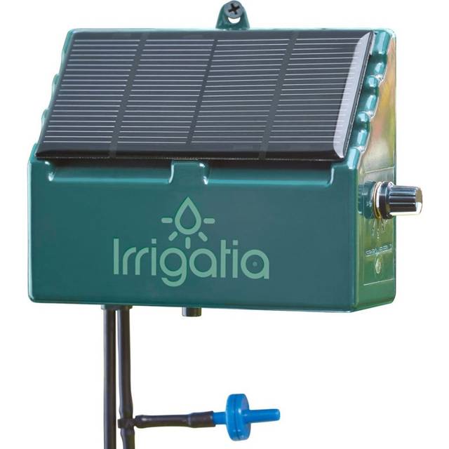 Automatic Watering System, Solar Powered, Weather Responsive, Eco-Friendly. Needs no power or plumbing. For garden/greenhouse/pots/hanging baskets.