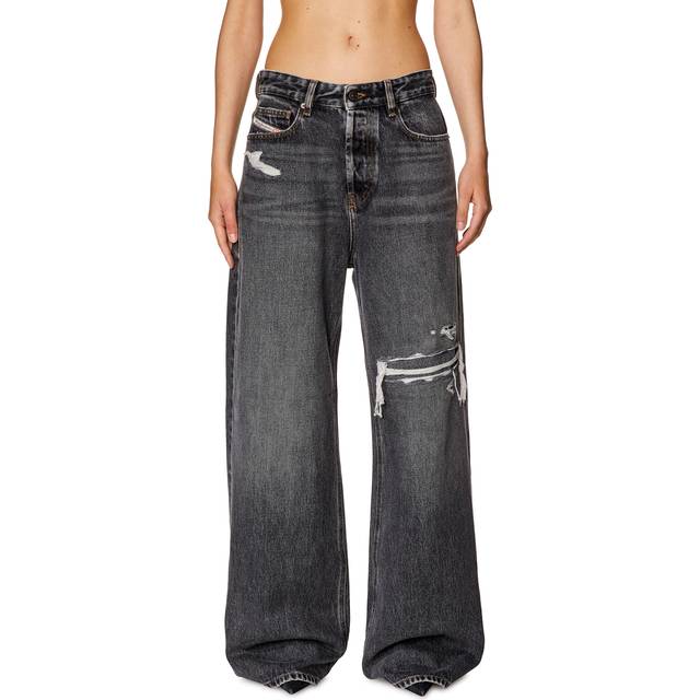 Diesel 1996 D-sire 007f6 Straight Jeans Woman Jeans Black Size 30W-32L Cotton