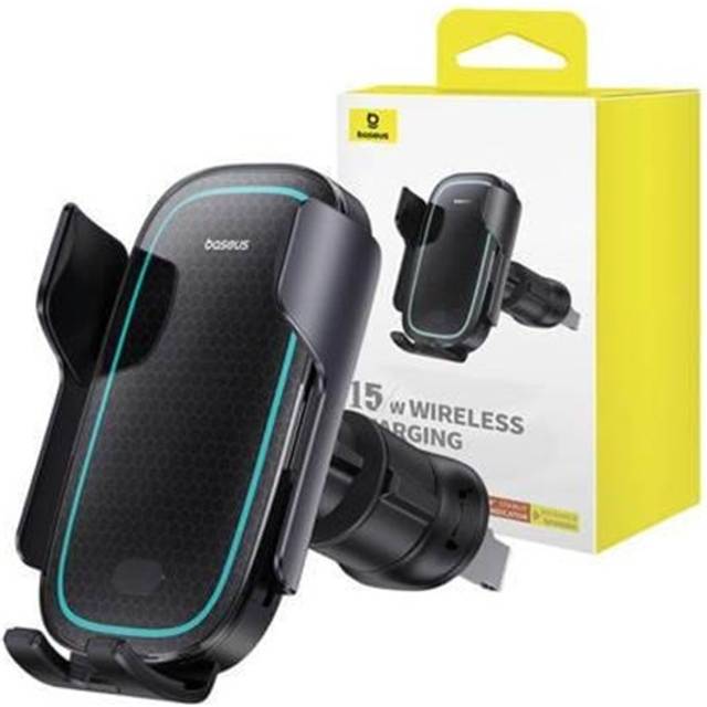 Baseus Automatic Alignment Car Phone Holder Wireless Charger For Samsung iPhone Xiaomi Phone Holder Car Holder Air Vent Holder