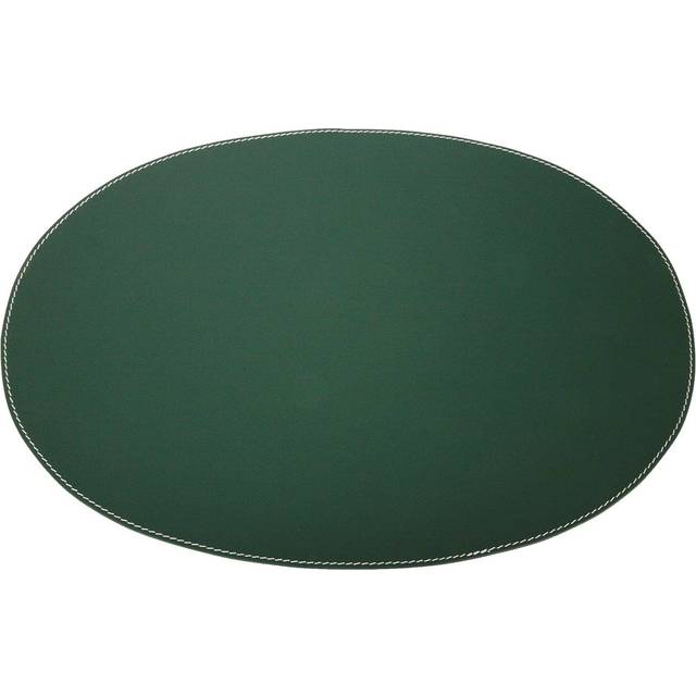 Ørskov - Bordstablett Oval 35x48 Cm Mörk - Grön