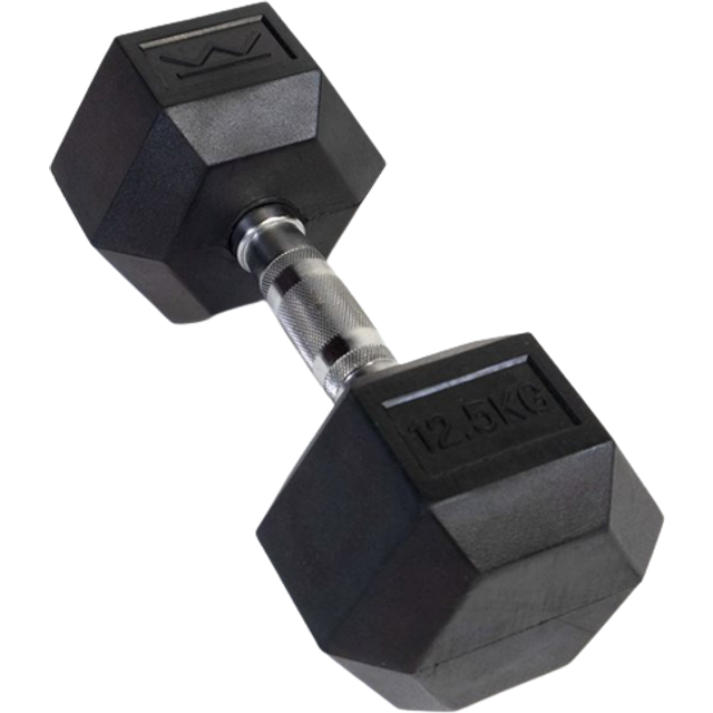 Kraftmark Hex Hantlar black 75 kg