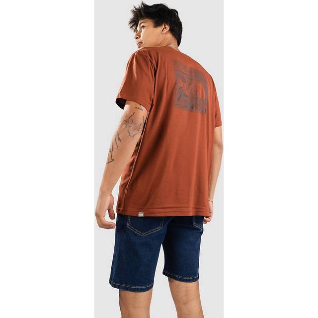 The North Face Red Box Celebration T-Shirt: Brandy Brown: S Size: S, C