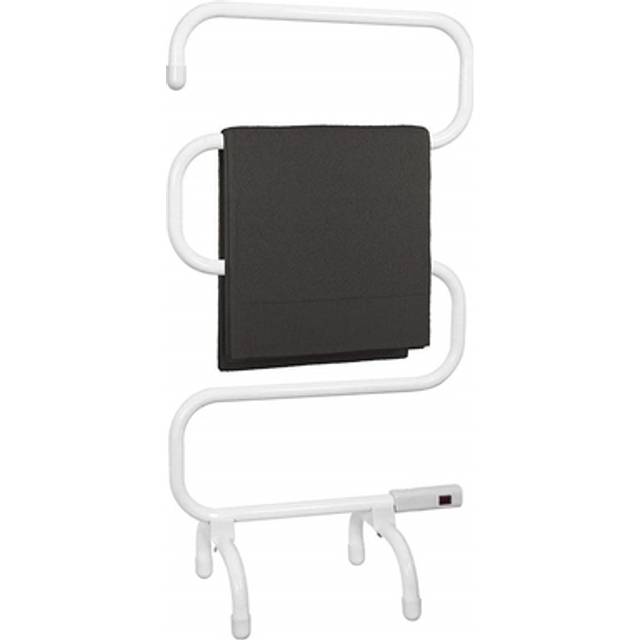 Status Portable Aluminium 5 Bar Heated Towel Rail - White