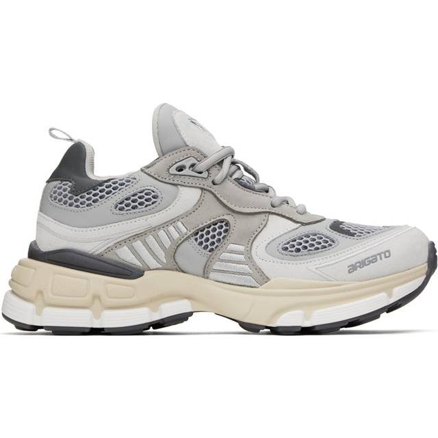 Axel Arigato Women's Sphere Runner Suede and Mesh Trainers - UK 3.5 - Grey
