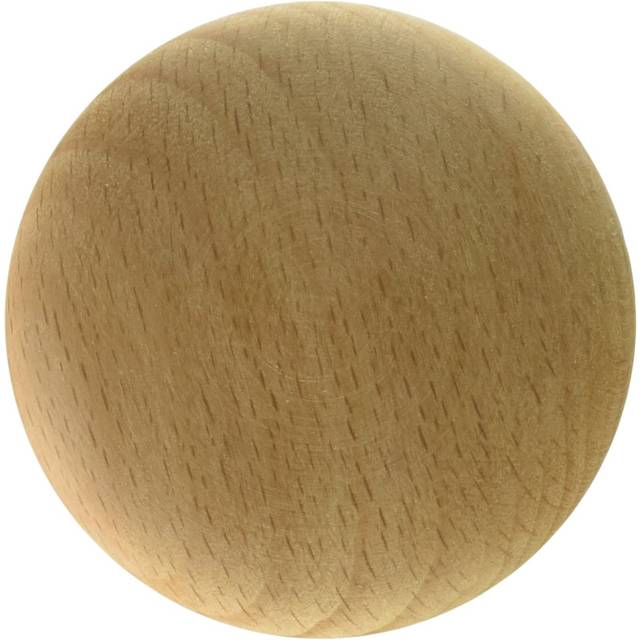 Laurey 32701 2-Inch Natural Wood Mushroom Knob