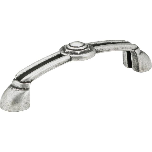 Richelieu Hardware BP63896139 3 34inch 96 mm CentertoCenter Old Silver Traditional Cabinet and Drawer Pull Handle for Kitc
