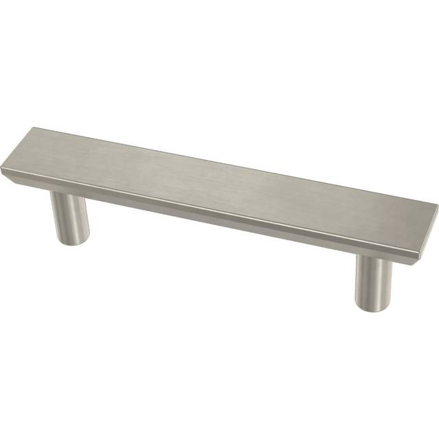 Franklin Brass Simple Chamfered 5Pack Cabinet Handles 3 Satin Nickel Cabinet Pulls Handles for Cabinets and Drawers Cabinet