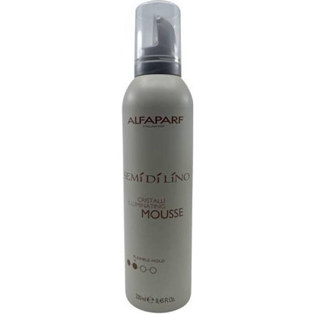 Alfaparf semi di lino cristalli illuminating mousse flexible hold 8.45 oz