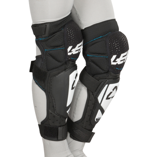 Leatt 3DF Hybrid EXT Kids Knee/Shin Guards, black-white