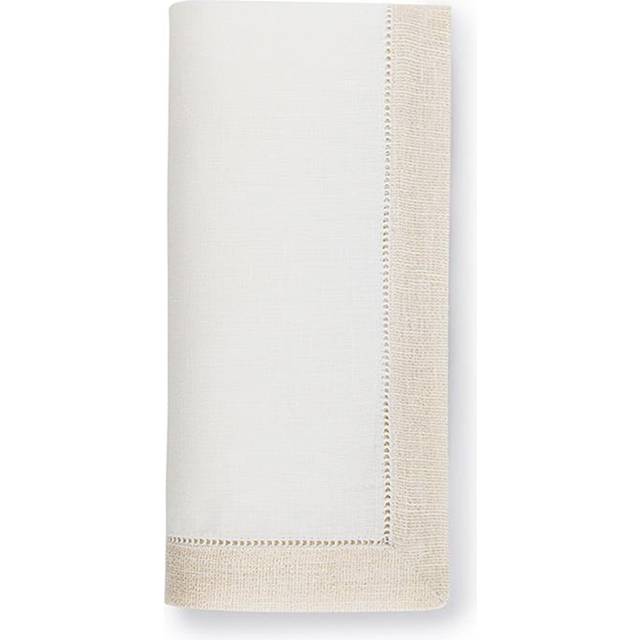 SFERRA Filetto Napkins Dinner (Set Of 4) - WHITE/GOLD - DINNER (SET OF 4)