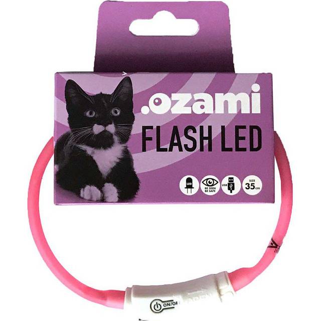 Ozami Flash Led katthalsband 35 cm