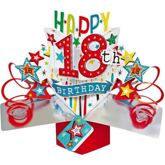 Second Nature ‘18th Birthday’ Pop Up Card