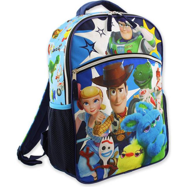 Disney Toy Story 4 Boy's Girl's 16 Inch School Backpack (One Size  Blue)