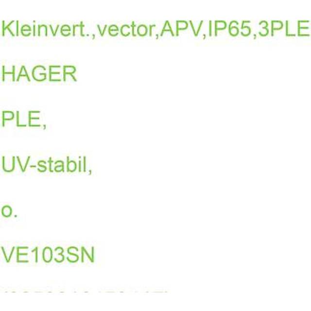 VE103SN - Surface mounted distribution board 175mm VE103SN
