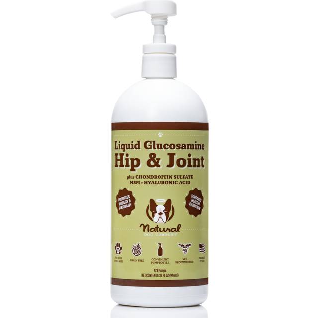 Natural Dog Company Liquid Glucosamine Hip & Joint Supplement For Dogs 32 fl oz