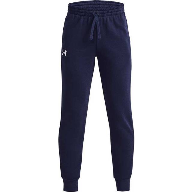 UNDER ARMOUR Boys Rival Fleece Joggers - Navy, Navy, Size L=11-12 Years - L=11-12 YEARS