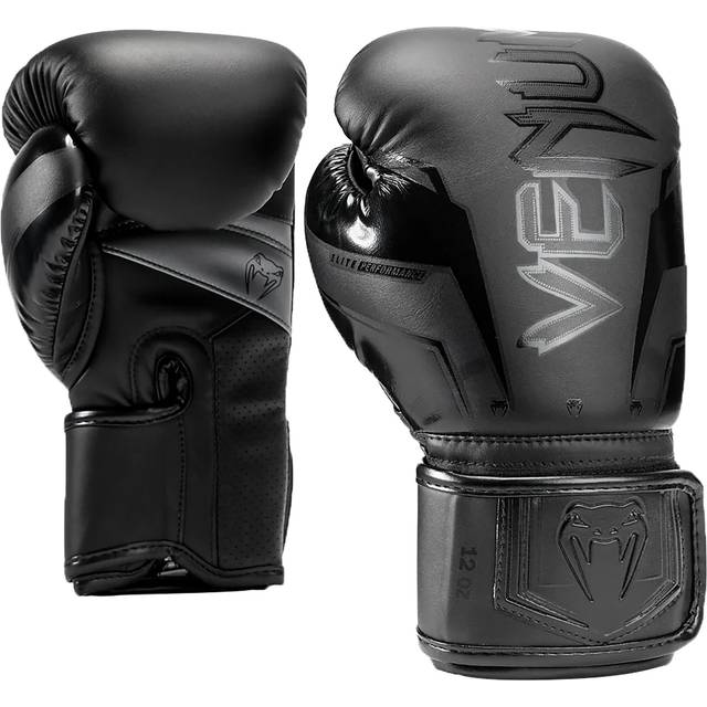 Venum, Elite Evo boxhandskar, unisex vuxna, 40 ml, svart/svart