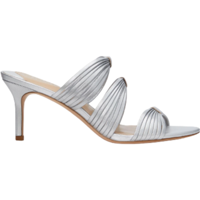 Lauren Ralph Lauren  Mules / Casual Shoes LORRAINE-SANDALS-HEEL SANDAL  - 6.5 - Silver - 6.5