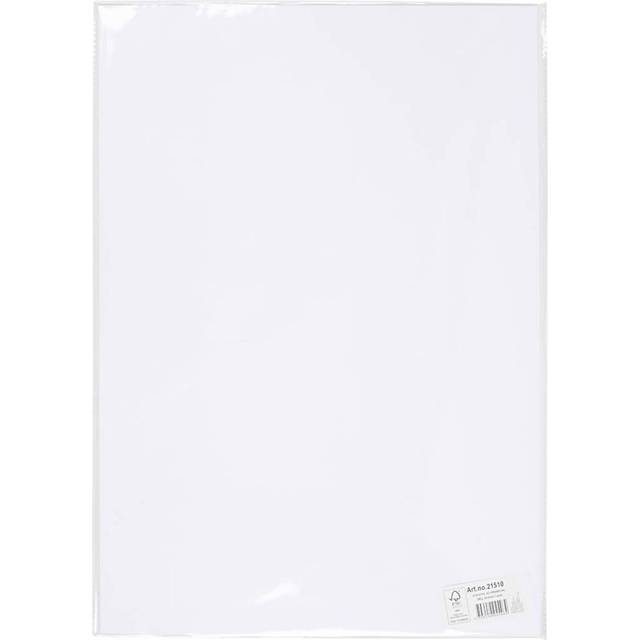 Kartong - A2 - 180 g - Vit - 10 ark