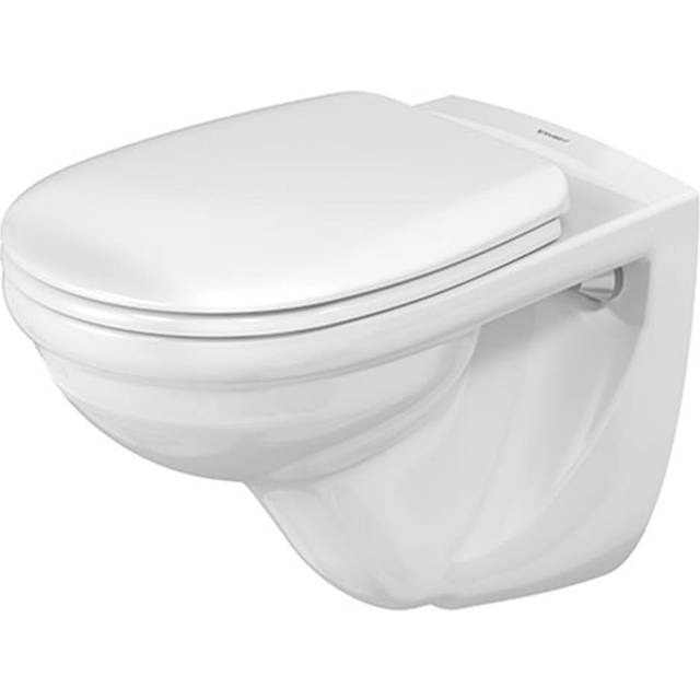 Vägghängd Toalettstol Duravit D-Code 518409 med Mjukstängande Hårdsits