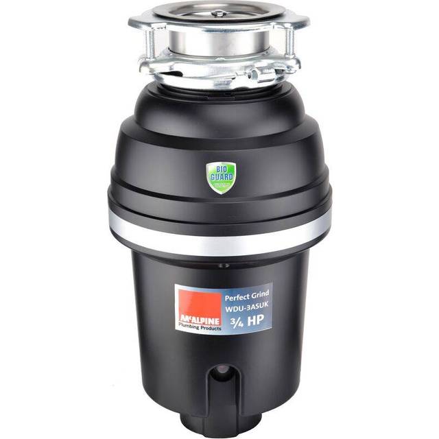 McAlpine Perfect Grind Premium Kitchen Sink Food Drain Waste Disposal Air Switch