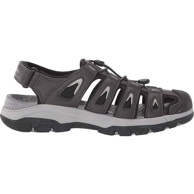 Skechers Men's Slip On Tresmen Outseen Slip-On Canvas Fisherman Sandal