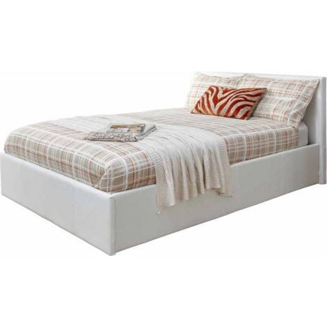 GFW Small Double White End Lift Ottoman Bed