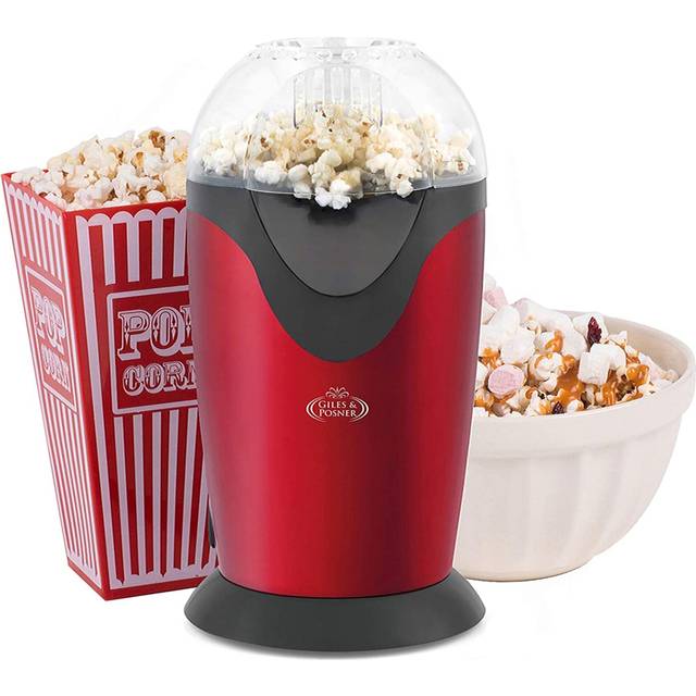 GILES & POSNER EK0493G Popcorn Maker - Black & Red