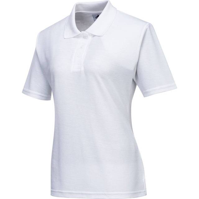 Portwest Naples Women's Polo Shirt - White - XXL