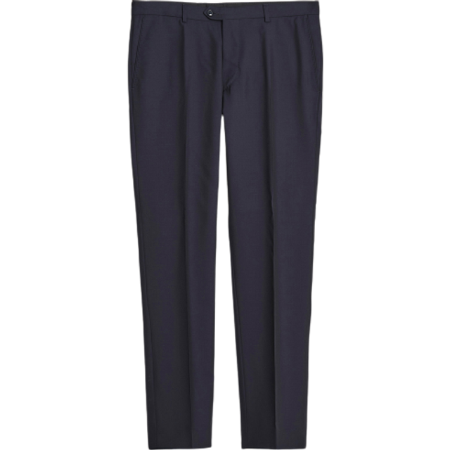 Slim fit microstructure byxor navy