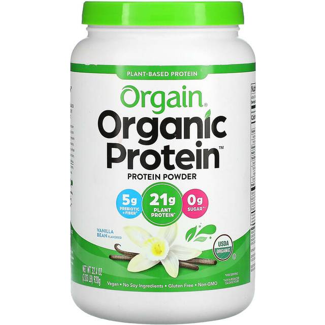 Orgain  Organic Protein™ Powder  Plant Based  Vanilla Bean  2.03 lb (920 g)