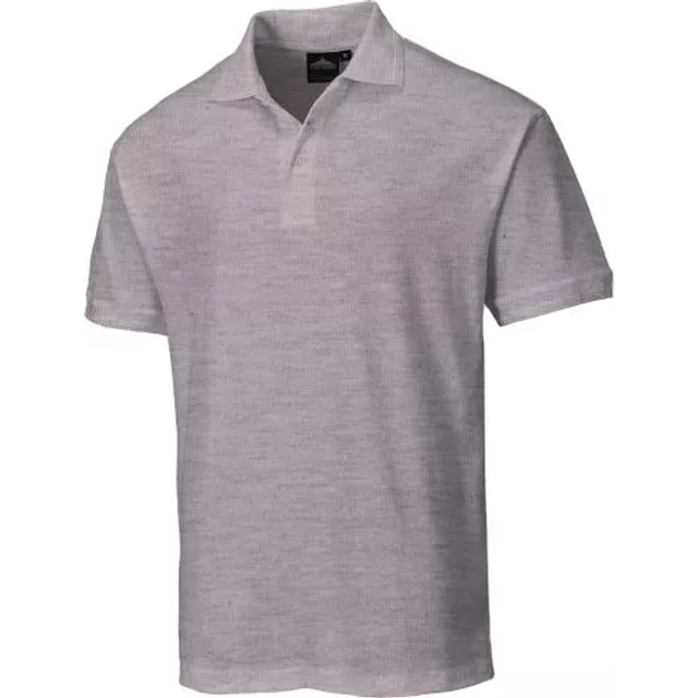 Portwest Naples Polo-shirt - Heather Grey - XS