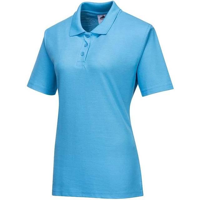 Portwest Naples Women's Polo Shirt - Sky Blue - XL