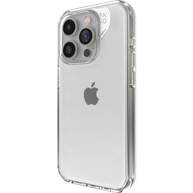 Zagg Crystal Palace - Baksidesskydd för mobiltelefon - klar - för Apple iPhone 15 Pro