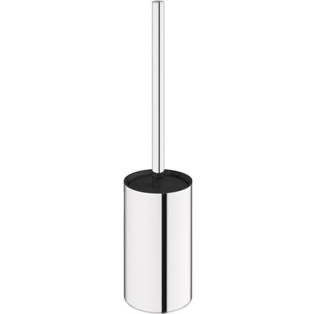 Cosmic Wall Mounted Toilet Brush Holder w/ Durable Metal Light Grey