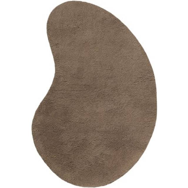 Ferm Living - Forma Wool Rug S - aschbraun/handgetuftet/BxHxT 103x155x3cm/monochrome Farbgebung - ash brown (3.0 x 103.0 x 155.0cm)