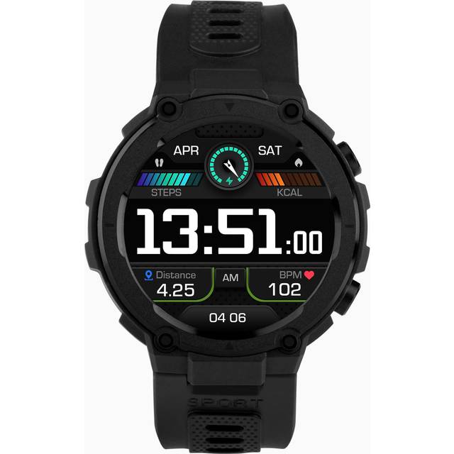 Sekonda Sekonda Alpine GPS Smart Watch | Black Case & Strap | 30180