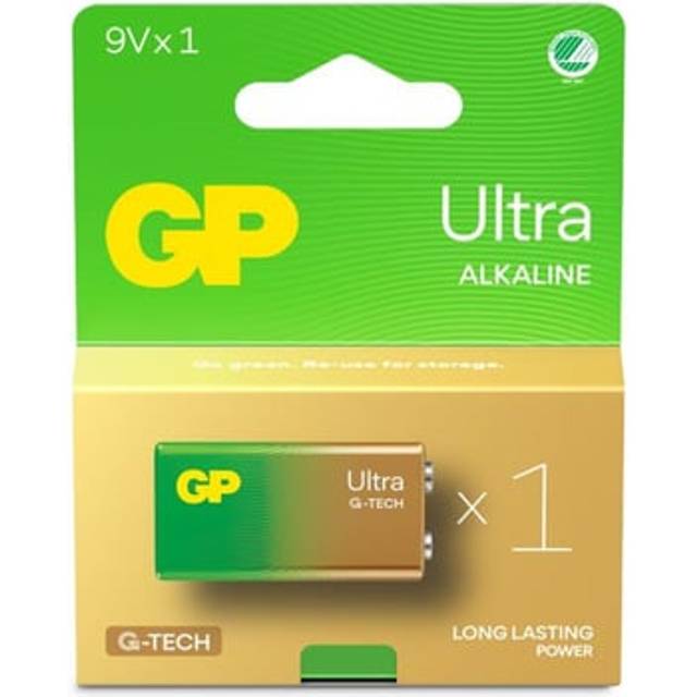 GP Ultra Alkaline 9V-batteri, 6LF22/1604AU