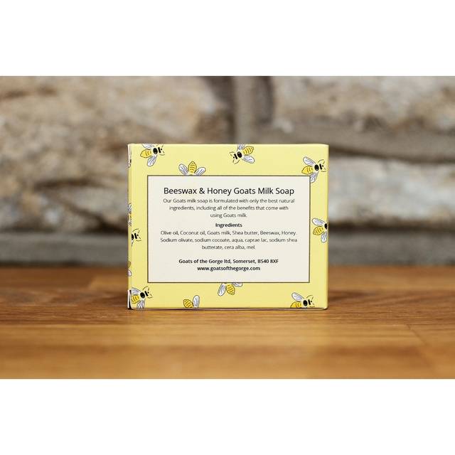 Goats of the Gorge Goats Milk Soap Bar Honey & Beeswax 70g