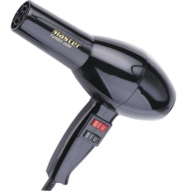 Master Turbo 2000 Black Hairdryer 1200w