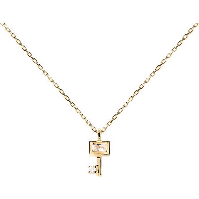 PDPAOLA Gold Key Necklace