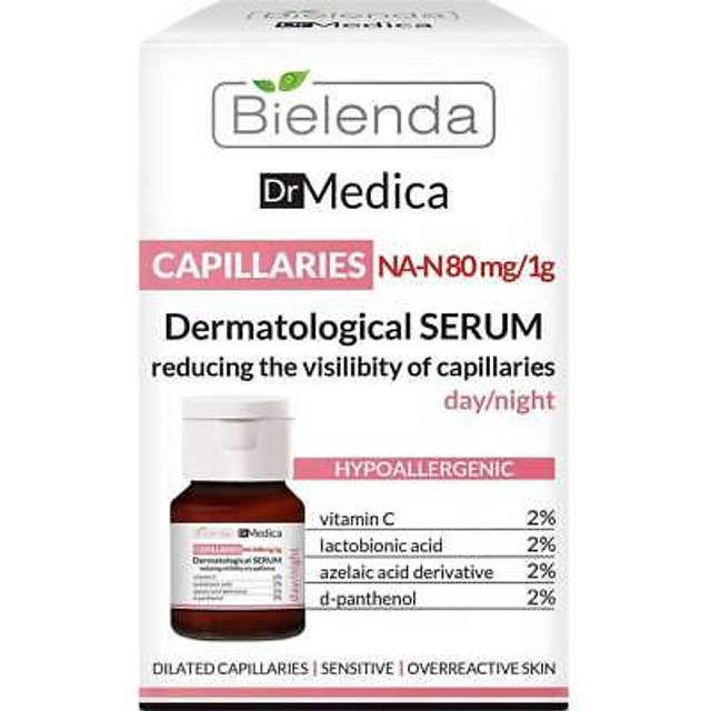 Bielenda Dr. Medica Capillaries Stärkande hudserum för brustna blodkärl och rodnadsbenägen hud 30 ml