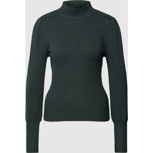 Women's knitted high neck sweater Only Katia - Vert