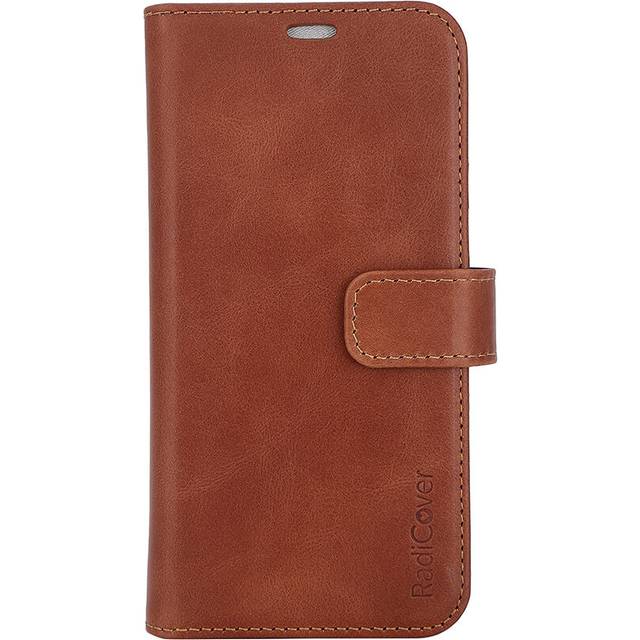 2in1 Anti Radiation RFID 3 card MagS iPhone 15 Brown Leather