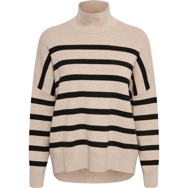 Classic Striped Turtleneck